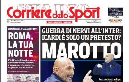 Prima CdS - Marotto, guerra di nervi all'Inter: Icardi è solo un pretesto?