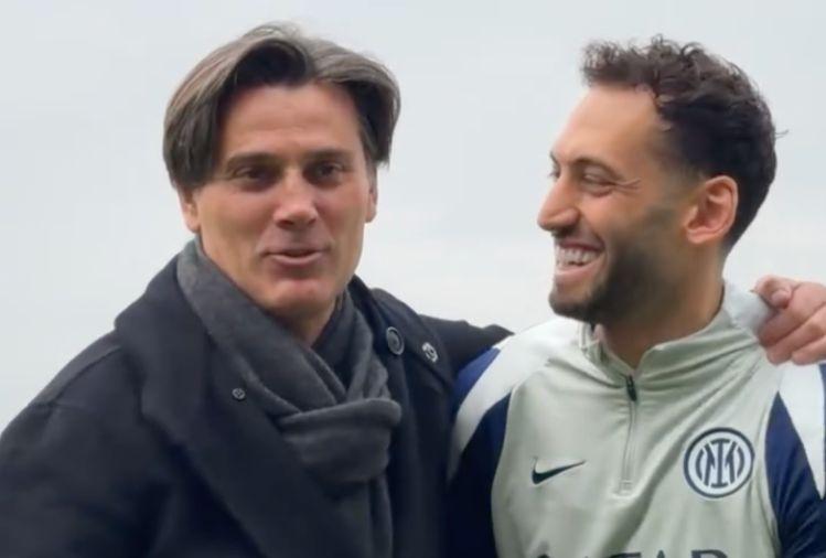 Continua il tour di Montella: oggi alla Pinetina da capitan Calhanoglu. La nota della TFF turca