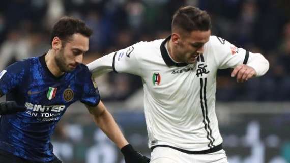 Spezia, Manaj: "Emozionante giocare a San Siro, auguro all'Inter lo Scudetto"