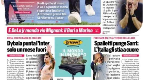 Prima CdS - Dybala punta l'Inter: solo un mese fuori