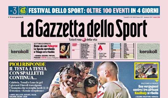 Prima pagina GdS - Inter, la corsa Scudetto si fa in quattro