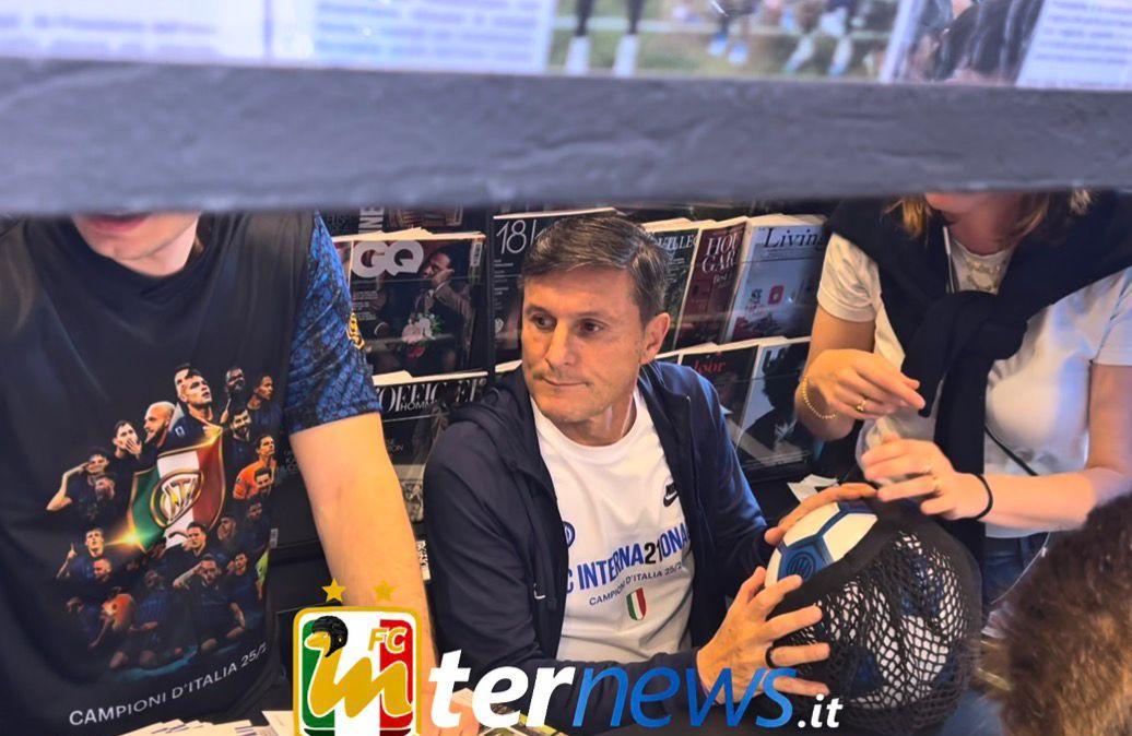 VIDEO - Zanetti ospite al meet & greet della nuova edicola 'Internazionale 21'