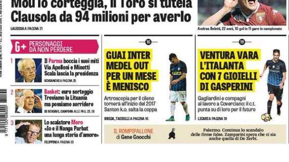 Prima GdS - Medel out per un mese, torna a inizio 2017