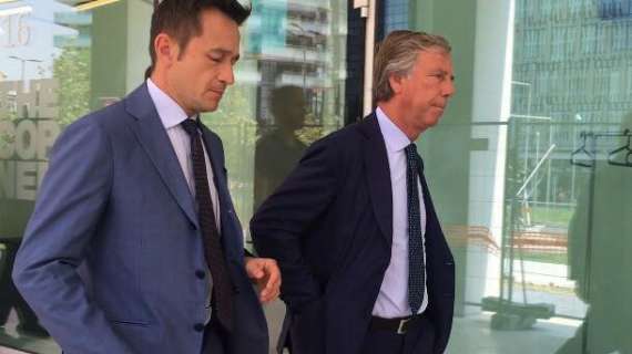Vertice di mercato Inter-Genoa concluso: no comment di Preziosi all'uscita dalla sede nerazzurra