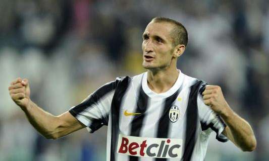 Chiellini twitta la sua grande soddisfazione