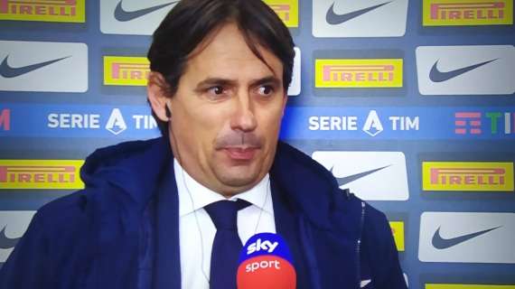 Lazio, Inzaghi a Sky: "C'è rammarico. Il rigore si poteva dare, ma dopo averlo rivisto 10-12 volte"