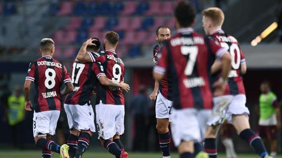 Bologna-Spezia 2-1, tre gol "nerazzurri": una doppietta di Arnautovic rimonta il gol di Manaj