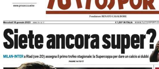 Prima TS - Siete ancora super? La Supercoppa per dare un calcio ai dubbi