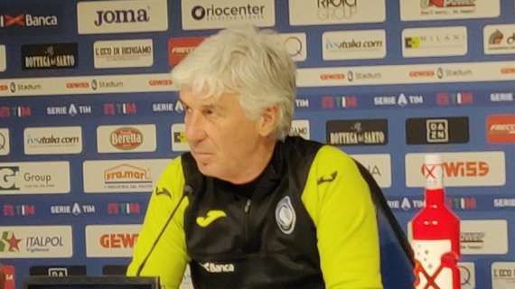 Atalanta, Gasperini: "L'Inter punta allo scudetto, è merito di Conte. Sarà una partita difficile, Zapata è guarito"