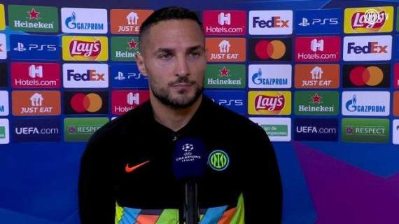 D'Ambrosio al 90esimo: "L'ossessione batte il talento, ora lavoriamo. Non siamo abituati a mollare"