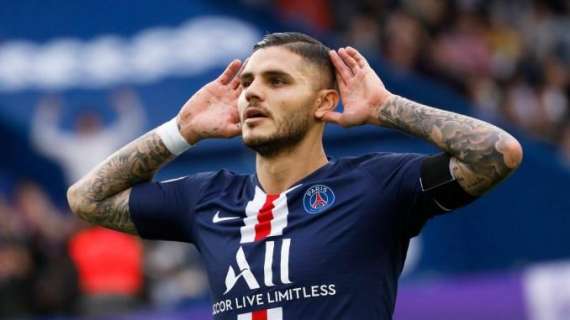 Icardi continua a segnare: il Psg stende l'Amiens (4-1), festa del tridente offensivo