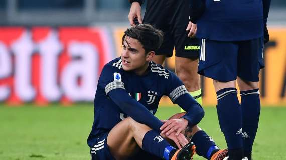 Juventus, 20 giorni di stop per Dybala: niente Inter. Nessuna lesione per Chiesa e McKennie
