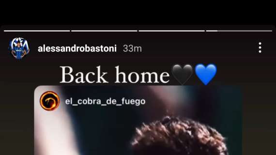 Bastoni, cuori per l'Inter. Il centrale non vede l'ora di ripartire: "Back home"