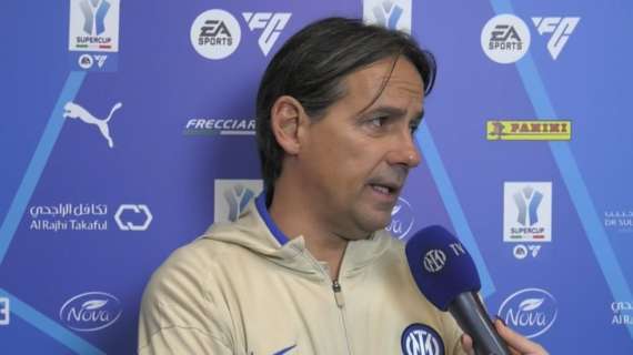 Inzaghi a ITV: "Supercoppa, trofeo a cui l'Inter tiene. Ma con l'Atalanta sarà una gara aperta a tutti i risultati"