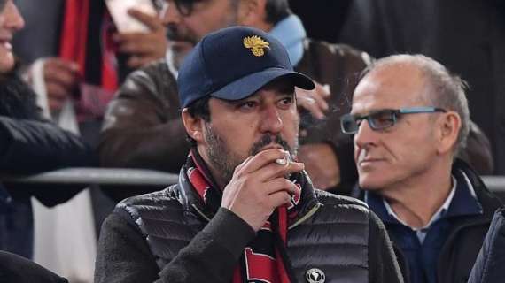 Salvini: "Conte? Esiste solo quello sulla panchina dell'Inter e lo rispetto. Derby perso meritatamente dal Milan"