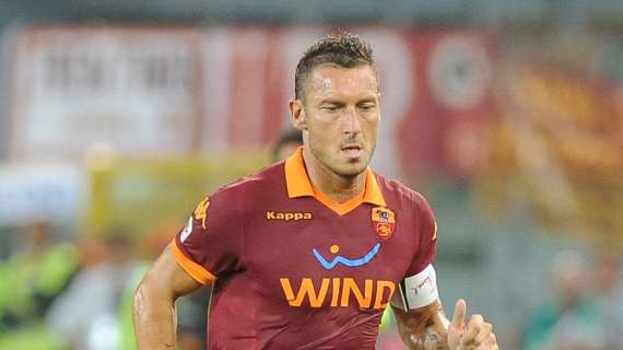 Qui Roma: Totti recupera per la sfida contro l'Inter