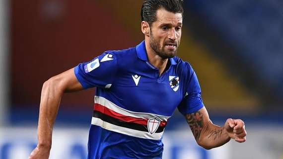 Sampdoria, Candreva out con l'Atalanta: convocato ma per fare gruppo. Infortunio più serio del previsto