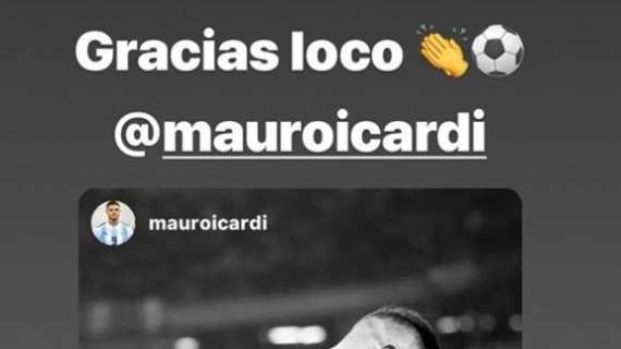 Lautaro, gol e messaggio a Icardi: "Gracias loco"