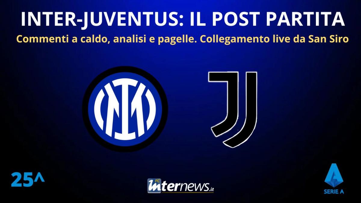 LIVE - Il POST PARTITA di INTER-JUVENTUS: ANALISI e PAGELLE. COLLEGAMENTO dallo STADIO