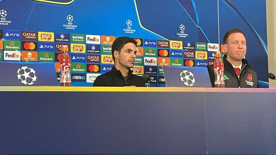 Arsenal, Arteta in conferenza: "C'era un rigore anche per noi. Inter così bassa? Non mi ha sorpreso"