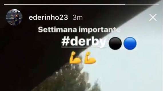 Eder pronto per il derby: "Settimana importante"