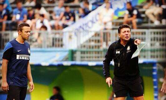 FOTO - Olsen con Mazzarri: "Eccomi in 1^ squadra"