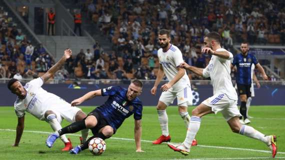 Pagelle Inter-Real Madrid - Skriniar gasato, Dzeko e Correa non incidono