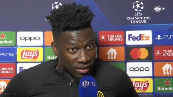 Onana a ITV: "Non è ancora finita ma conosciamo l'importanza storica della gara. Siamo pronti, siamo l'Inter"