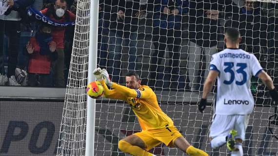 Super Handanovic contro l'Atalanta: FIFA22 lo inserisce nel Team of the Week