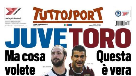 Prima pagina TS - Tonfo Inter e De Boer s'infuria