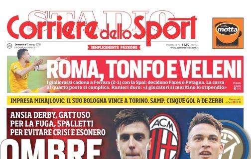 Prima pagina CdS - Ombre a San Siro: Spalletti per evitare crisi ed esonero