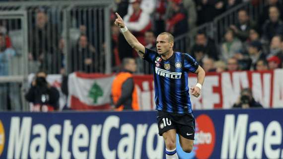 Sneijder  in clima-derby: "Il Milan non è al meglio, tutto può cambiare"