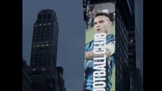 VIDEO - Luci nerazzurre a Times Square: l'Inter si mostra nel cuore di New York