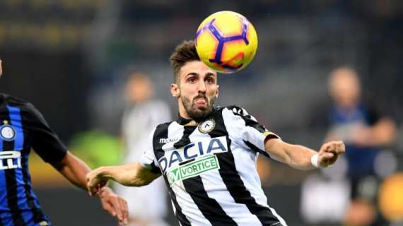 Udinese, D'Alessandro: "Gara con l'Inter utile per fare esperienza"