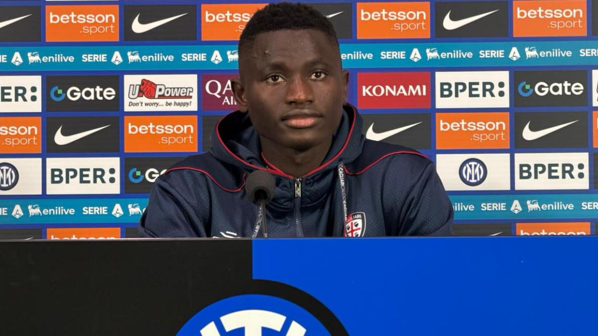 Cagliari, Mendy in conferenza: "Contento del mio esordio qui a San Siro"