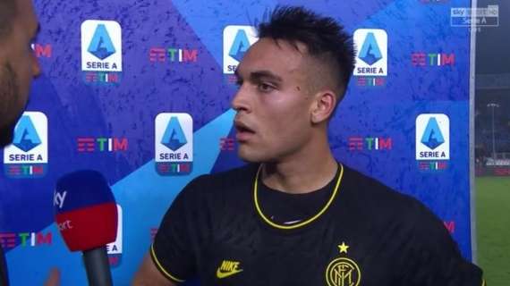 Lautaro Martinez: "Lottiamo sempre per vincere, in casa e fuori. La stanchezza è normale"