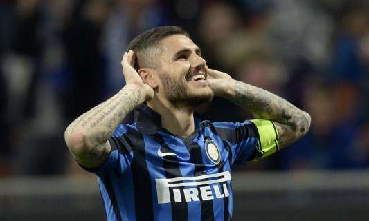 Goleador Inter con Mancini in A, Icardi insidia Ibra