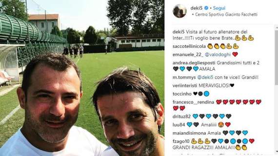 Stankovic incontra Chivu, "il futuro allenatore dell'Inter"