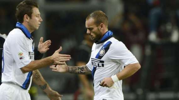 Sneijder, con Strama è tutto ok: già testa al Rubin