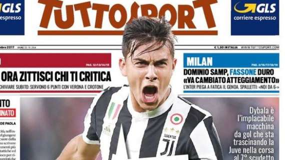 Prima pagina TS - Inter a fatica, Spalletti: "Noi da 6-"