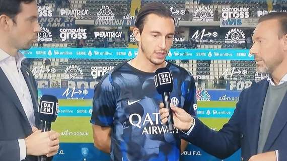 Darmian a DAZN: "Oggi è importante per tenere il passo del Napoli, ma guardiamo a noi stessi"