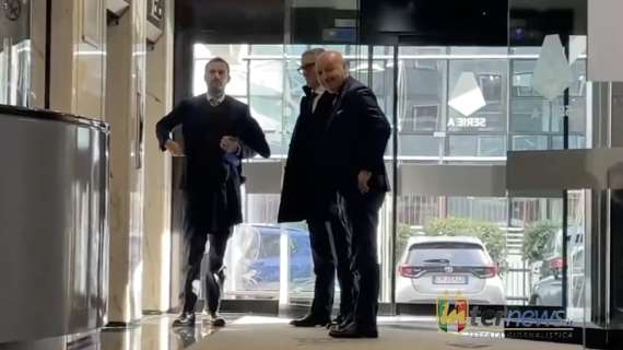 VIDEO - Assemblea di Lega, l'arrivo di Marotta: con il presidente dell'Inter c'è anche il CEO Antonello