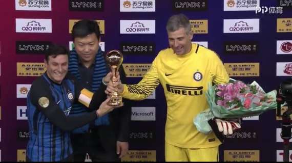 Inter Forever batte 2-1 Chinese All Star Legends