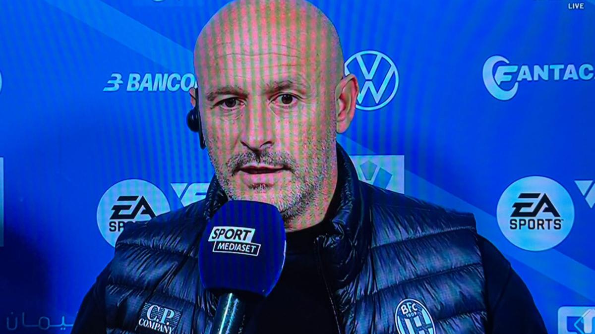 Bologna, Italiano a SM: "Primo gol una mazzata. Merito alla forza dell'Inter, poi i rigori ci hanno premiato"