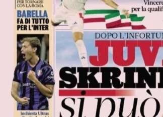 Prima GdS - Barella fa di tutto per l'Inter. Juve-Skriniar si può dopo l'infortunio di Bremer