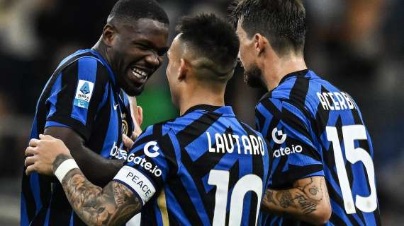 Sky - Verso Roma-Inter, solo due giocatori a parte. Lautaro in gruppo: sarà titolare in coppia con Thuram 