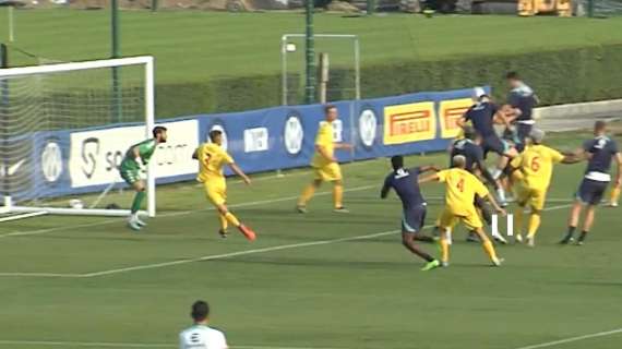 VIDEO - Inter, 11 gol contro il Sant'Angelo nell'ultimo allenamento congiunto: gli highlights