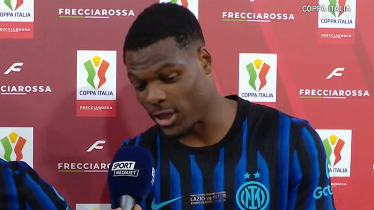 Dumfries Player of the Match a SM: "Sono contento per l'assist a Lautaro, era arrabbiato"