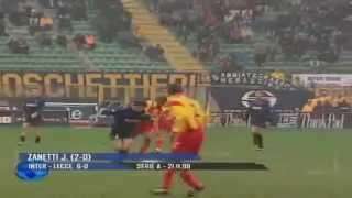 VIDEO - LA PARTITA DEL GIORNO - 21/11/1999 - Sei gol al Lecce, quello di Recoba è da Playstation