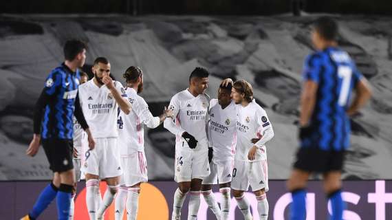 UCL - Inter due volte nella polvere e due volte a galla, poi stesa da Rodrygo: il Real vince 3-2, ora è dura